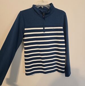 Crown & Ivy Kids Navy Striped Sweater